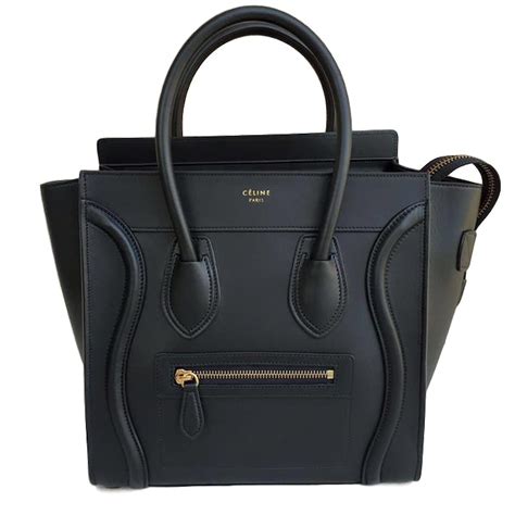 celine micro black bag